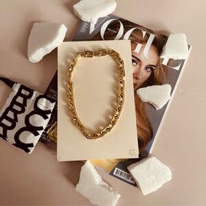 MARC JACOBS Gold ‘The J Marc Chain Link’ Necklace
